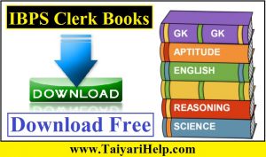IBPS Clerk Book PDF free Download : IBPS Clerk Study Materials in Hindi